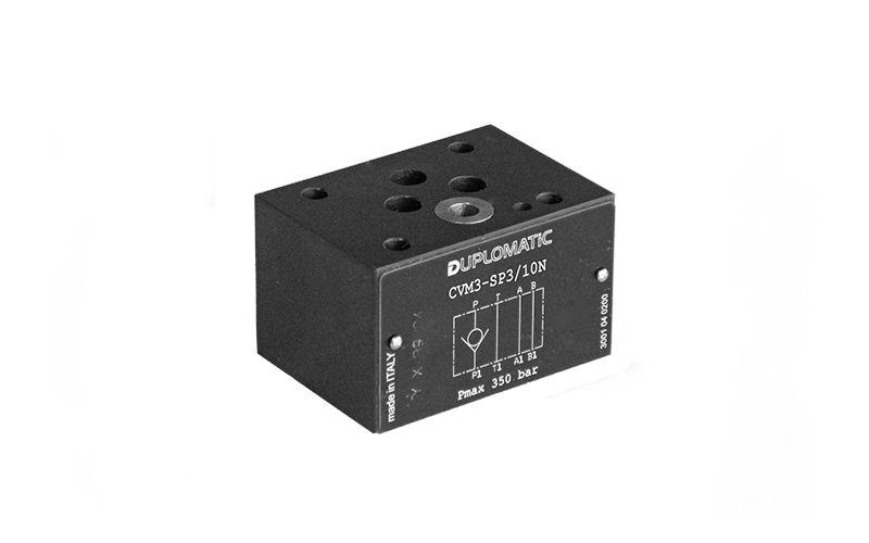 شیر یکطرفه عملکرد مستقیم Duplomatic سری CVM3