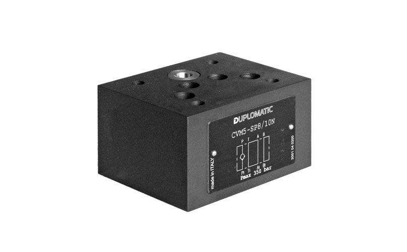 شیر یکطرفه عملکرد مستقیم Duplomatic سری CVM5