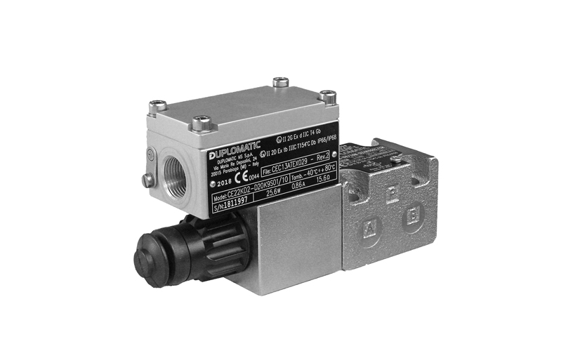 valvola proporzionale di controllo portata antideflagrante Duplomatic serie QDE3K*