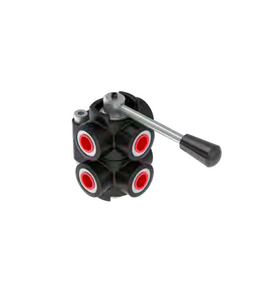 شیر شش راهی ربع گرد D6