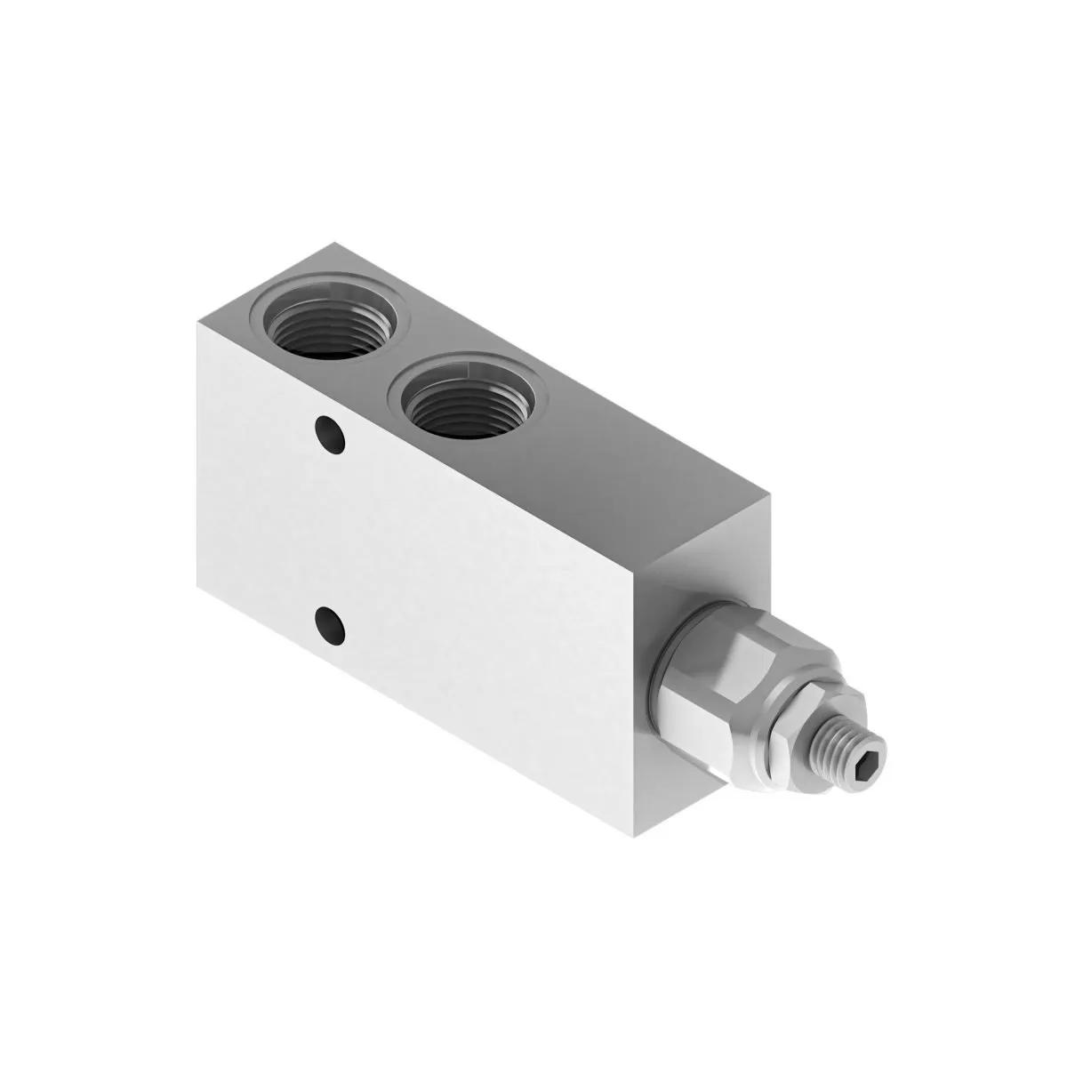 BSA SAE/NPTF - Single counterbalance valve, for open center