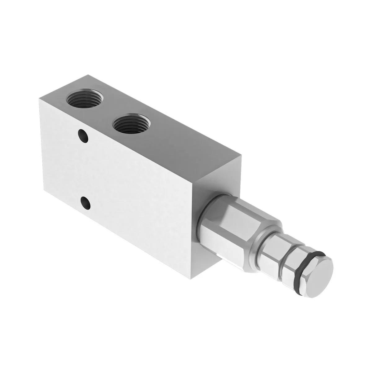 BSC SAE/NPTF - Single counterbalance valves, for closed center