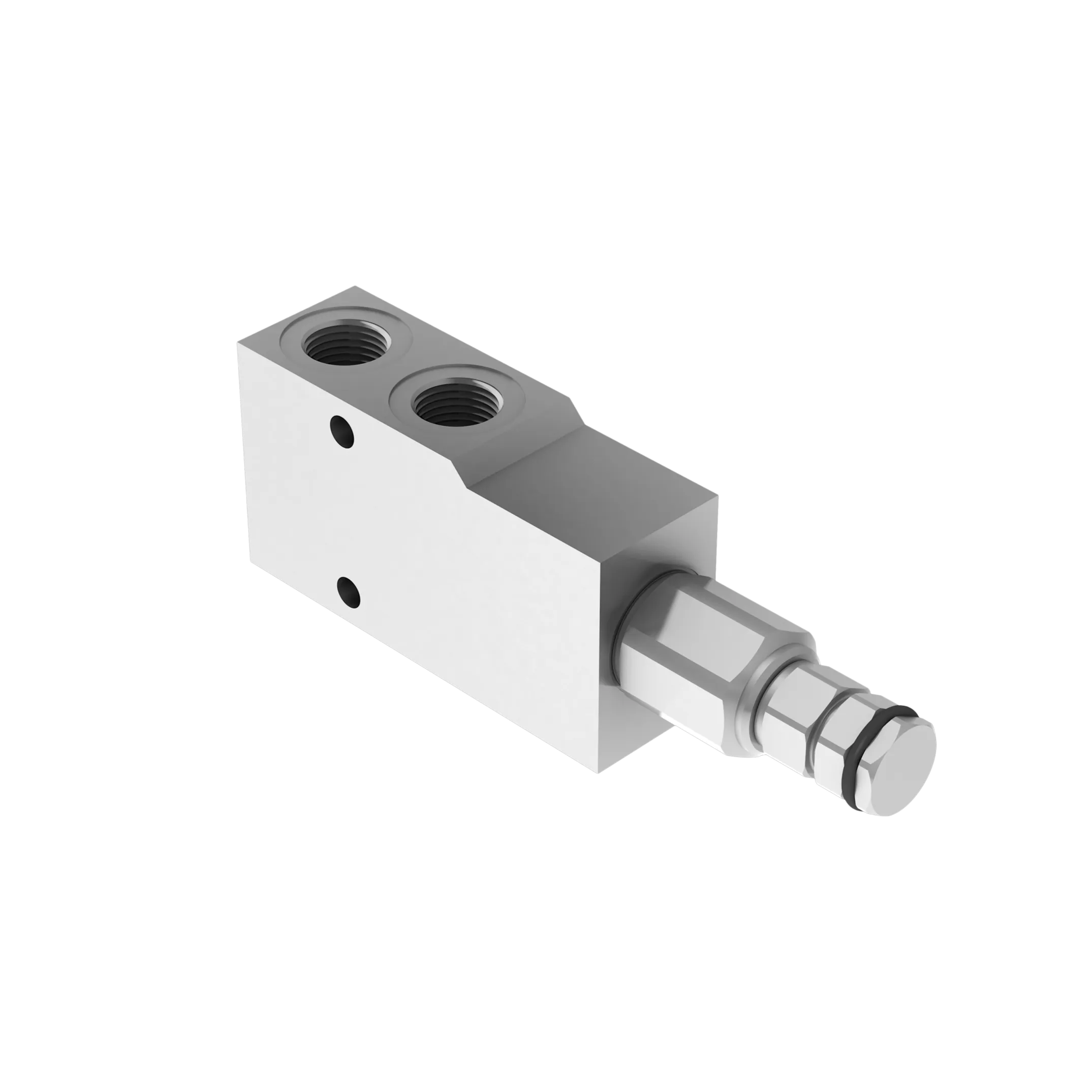 Single counterbalance valves, for closed center