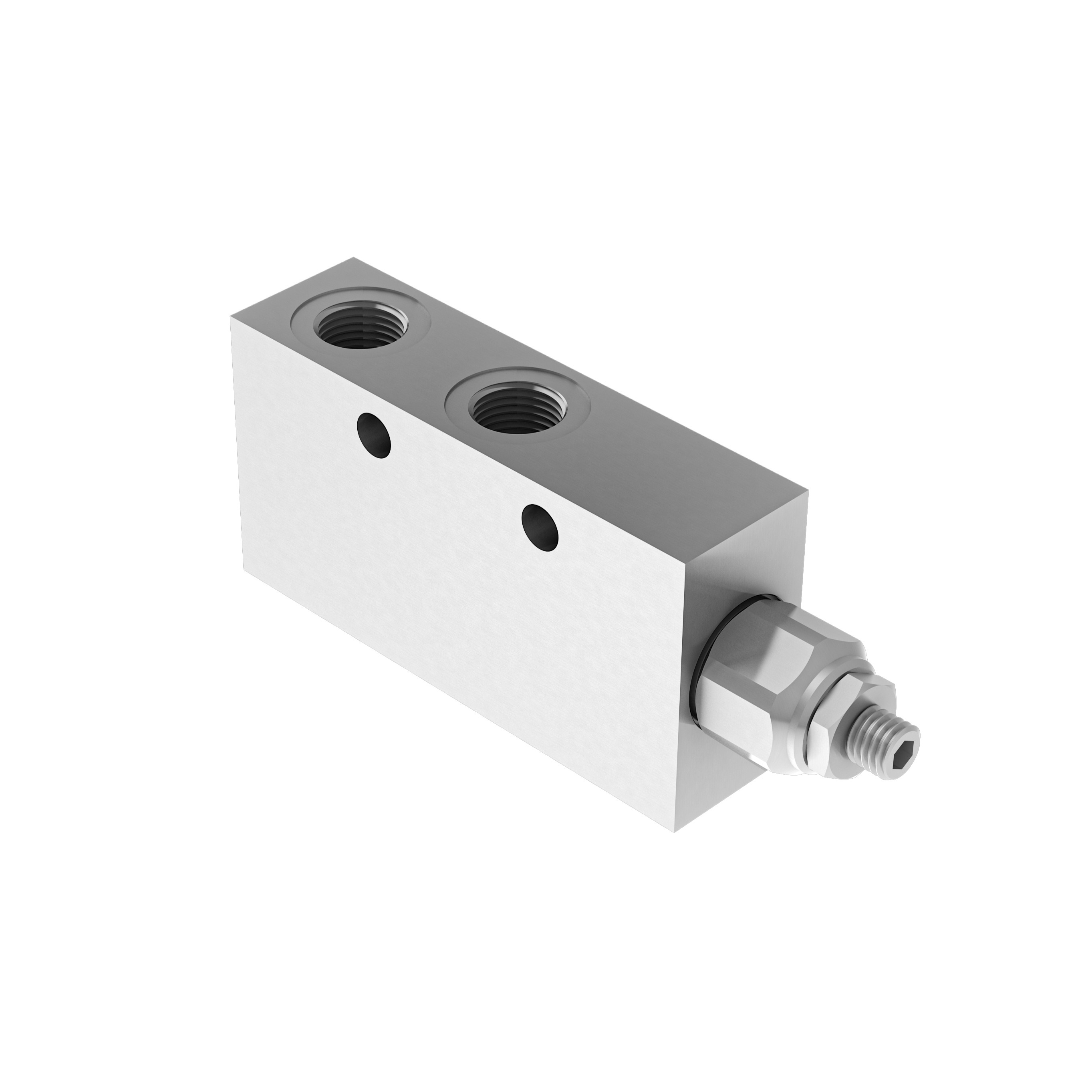 Single counterbalance valves, for open center