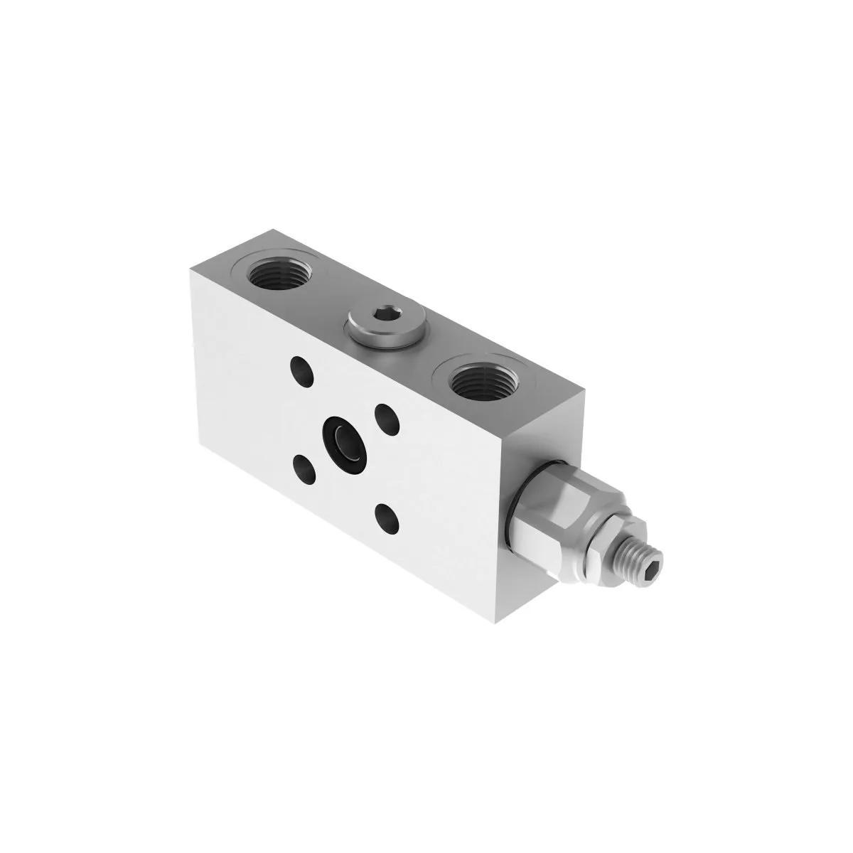 BSI - Single counterbalance valve for open center, single flanged version