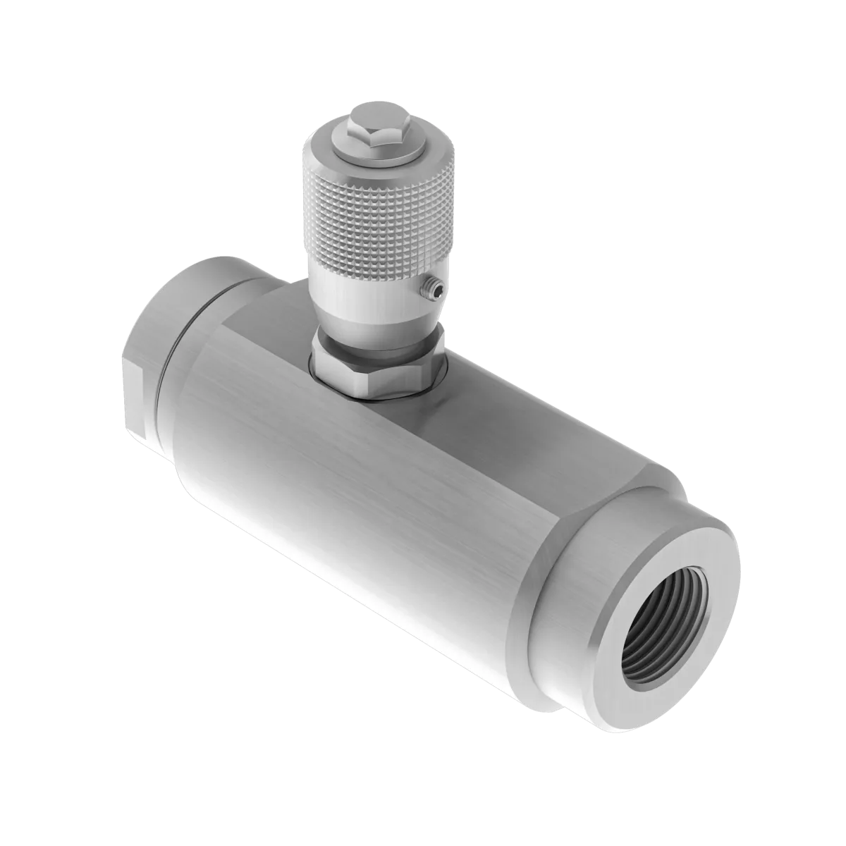 CFR SAE/NPTF - Unidirectional flow control valve, pressure compensated