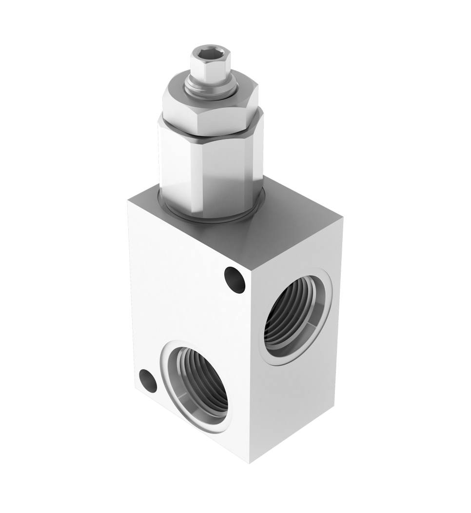 M SAE - Relief valves SAE6 – SAE16