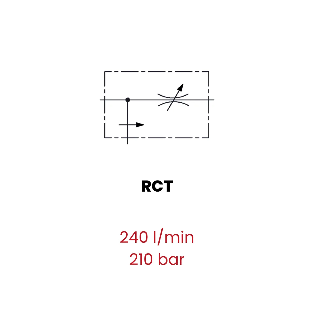 3 ways flow control valves, pressure compensated - Image 2