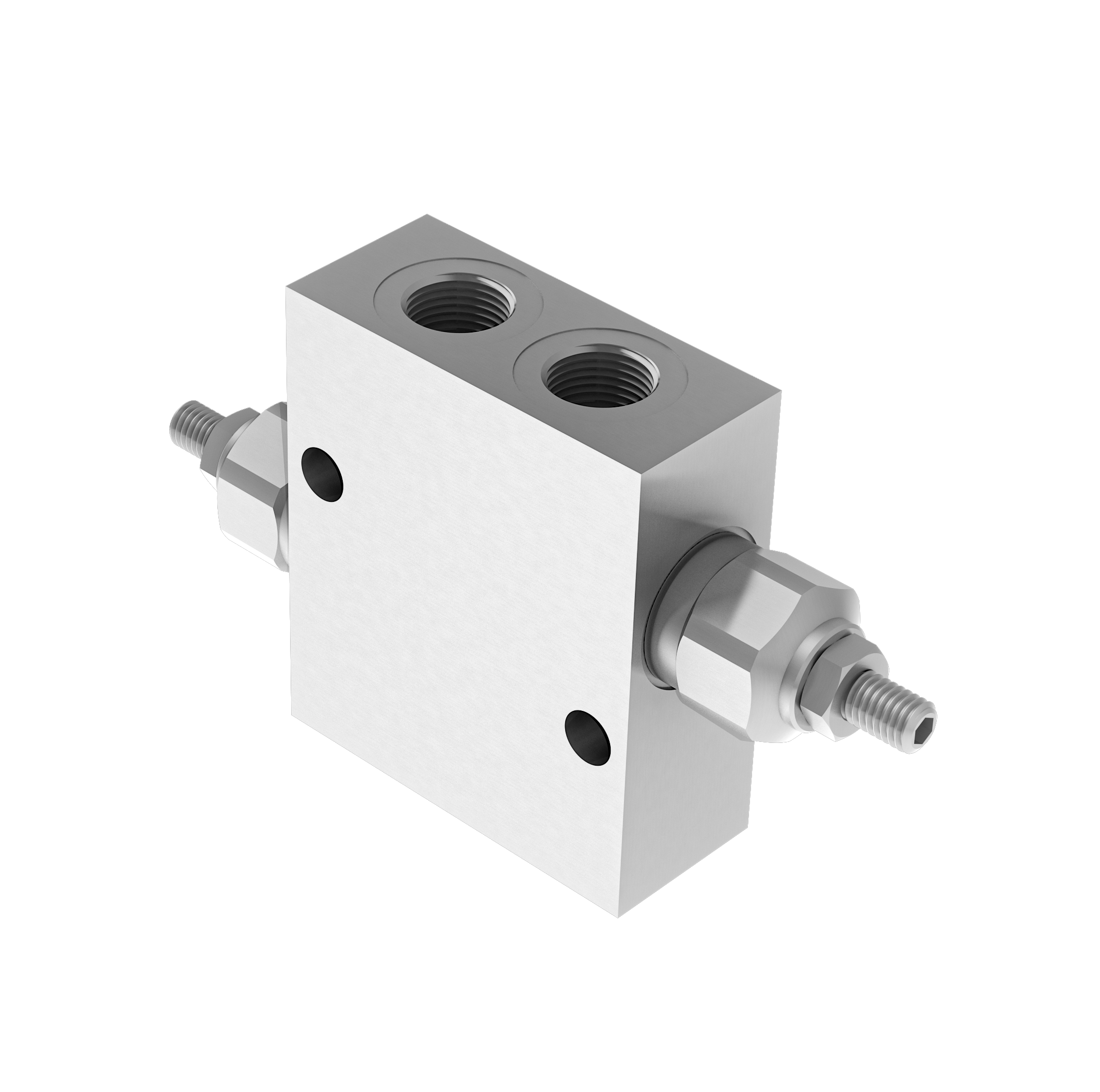 Double cross relief valves
