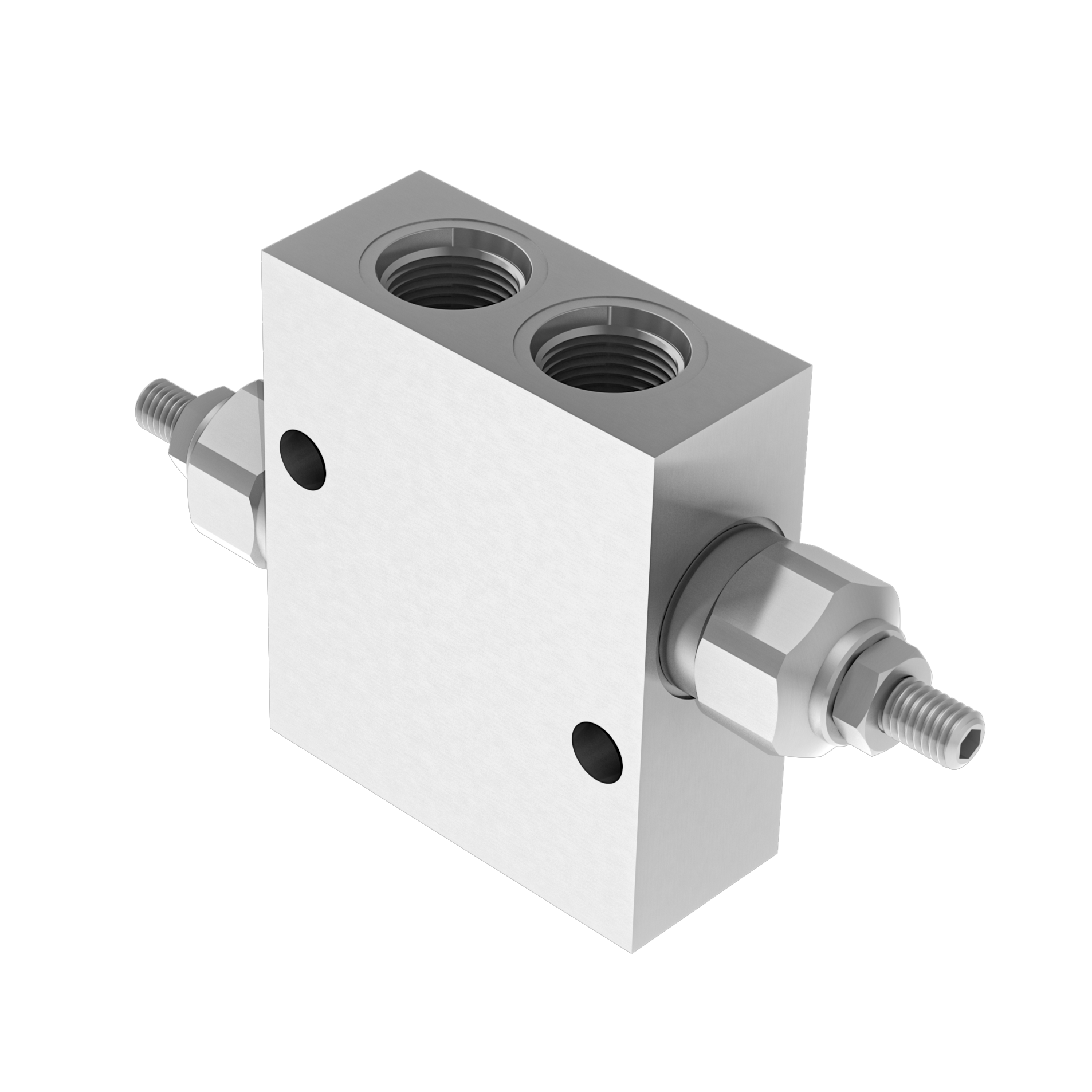 Double cross relief valves