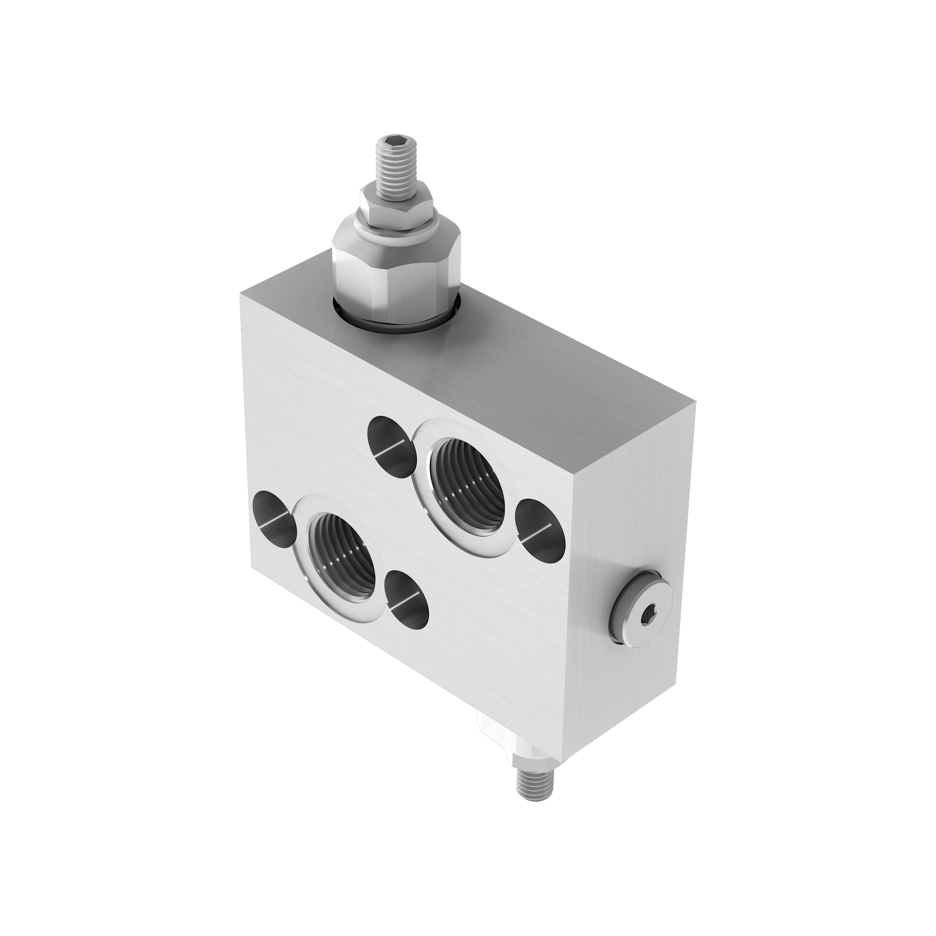Double cross relief valves for engines OMR-OMP