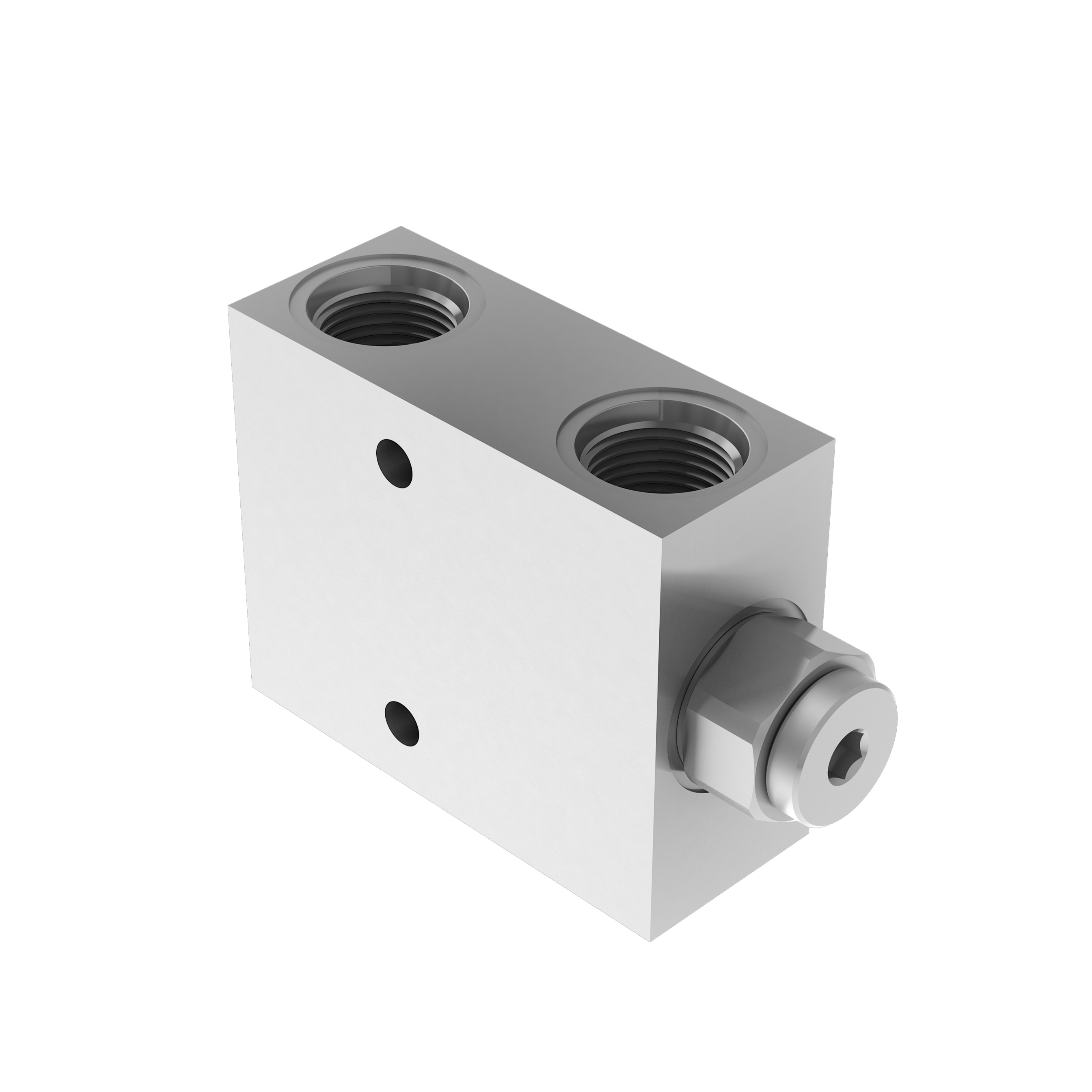 Single acting pilot check valves