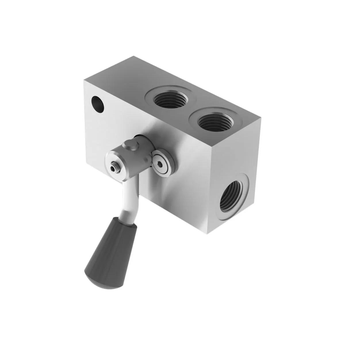 VSP - Single acting pilot check valves with manual shut-off