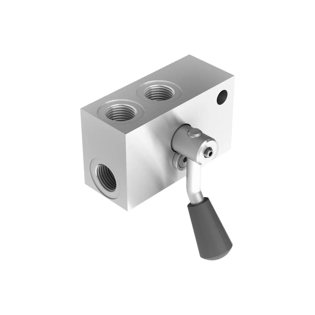 VSP - Single acting pilot check valves with manual shut-off